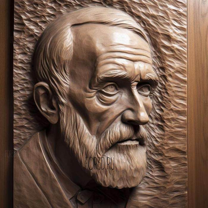 Rudolf Clausius 4 stl model for CNC